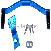 Levier de vitesse en aluminium pour quad (bleu)