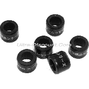 Lot de 6 Galets de variateur scooter Baotian 50cc 4 temps (9g)