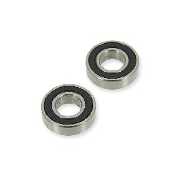 Lot de 2 roulements roue Avant pour Go-Kart (6002RS)
