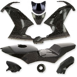 Carénage CARBONE Spéciale Edition pour Pocket Nitro (Noir)