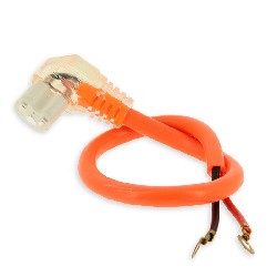 Cable d'alimentation baterie (36cm) pour Citycoco shopper - Orange fluo