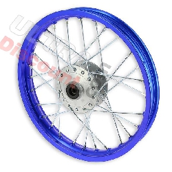 Jante avant 14'' Bleu foncé pour dirt bike AGB27 (type 1)