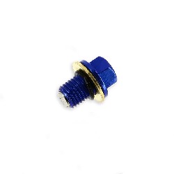 Bouchon de vidange Magnétique Pour Dax 50cc à 125cc (bleu)