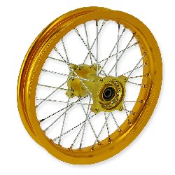 Jante dirt bike arrrière 14'' Haut de Gamme (CNC)