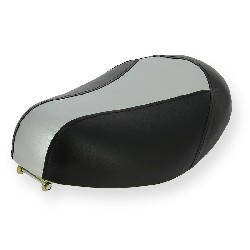 Selle adaptable sur mini scooter gris noir