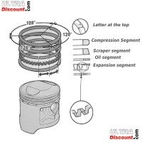 Kit piston pour quad Spy Racing 250cc F1 Bilder 2