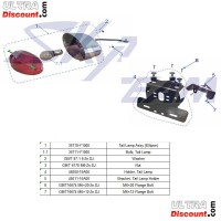 Support plaque d'immatriculation arrière Monkey Gorilla Bilder 1 Support plaque d'immatriculation arrière Monkey Gorilla Bilder 1