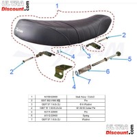 Selle en Cuir pour Skyteam TREX Bilder 2