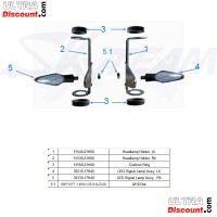 Support de phare gauche pour Skyteam T-REX Bilder 1 Support de phare gauche pour Skyteam T-REX Bilder 1