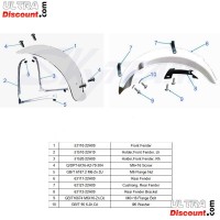 Garde boue Avant CHROME pour Skyteam T-REX Bilder 1 Garde boue Avant CHROME pour Skyteam T-REX Bilder 1